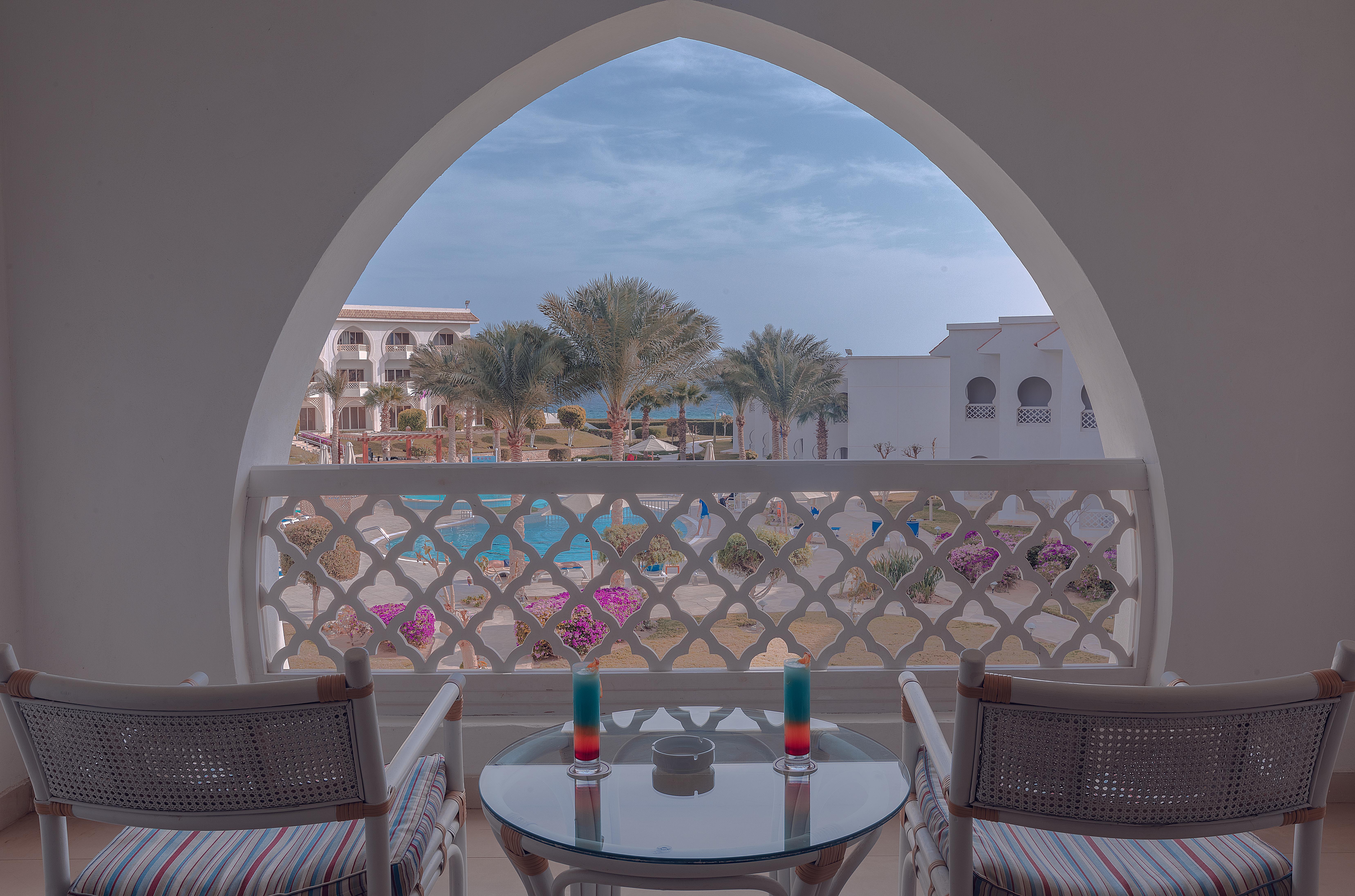 Old Palace Resort Sahl Hasheesh Hurghada Exterior foto View from a room at the Hilton Sharm El Sheikh